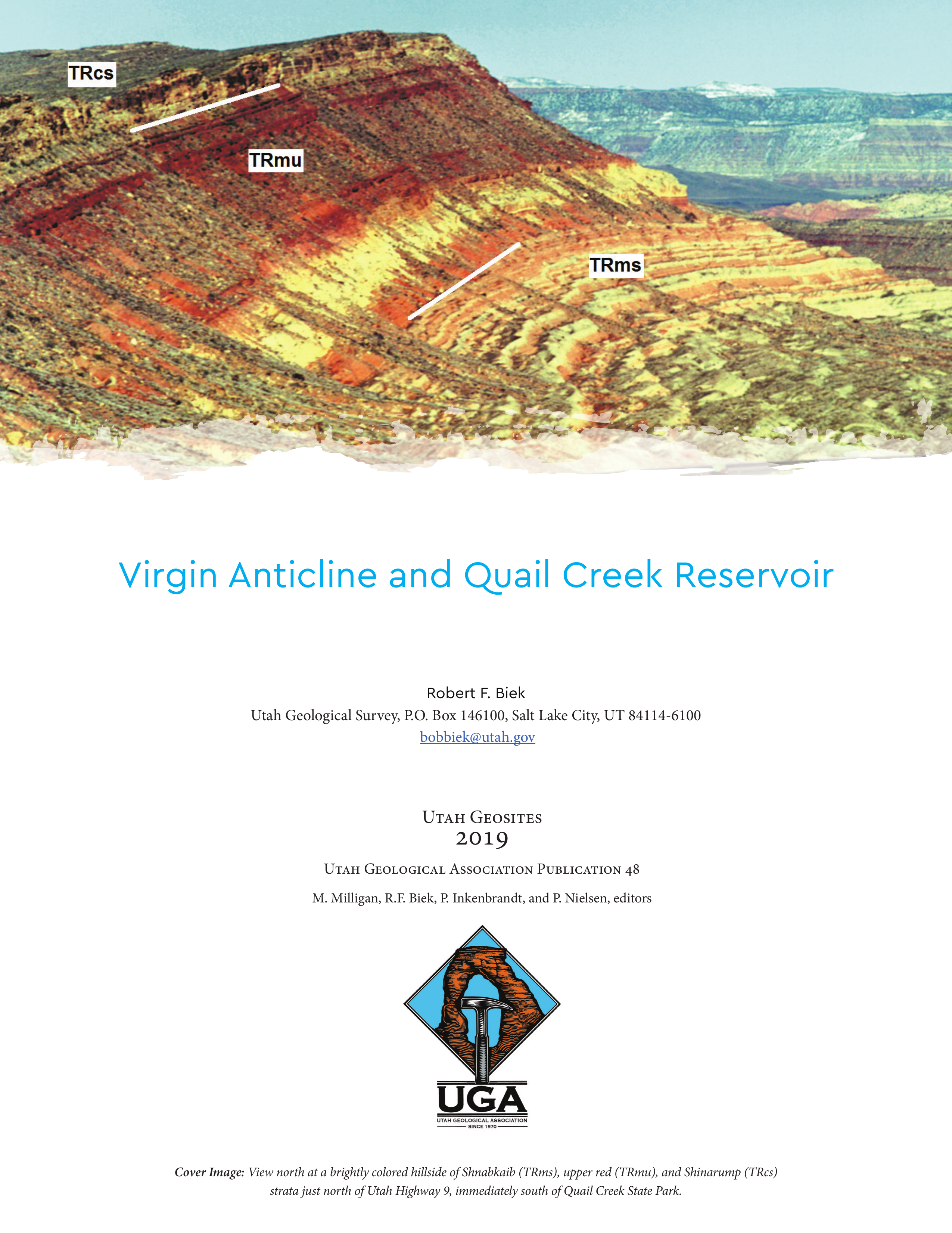 Virgin Anticline from Quail Creek State Park.